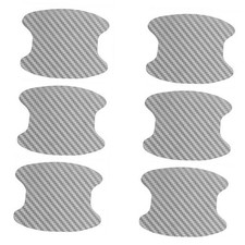 16 Pcs Car Door Handle Cup Protector Sticker, Anti Scratch Car Door Sliver