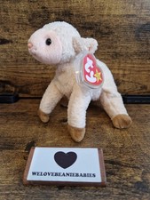 Ty Beanie Babies Ewey The Sheep Lamb Soft Toy Plush with Tags Retired Vintage
