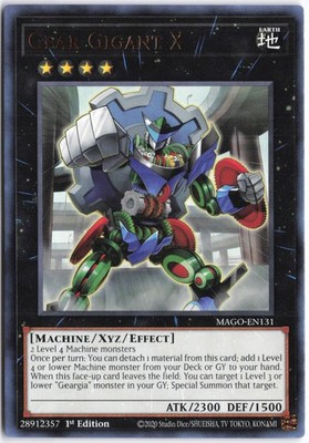 Yugioh - Gear Gigant X MAGO-EN131 1st Edition - Maximum Gold