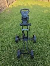 Bag Boy Quad Golf Push Cart 4 Wheel - Collapsible w/ Brake