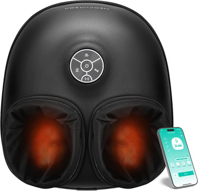 Foot Massager with Heat - 2026 Upgraded Shiatsu Deep Kneading Machine, Multi Air