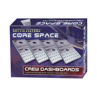 Core Space Crew Dashboard Booster - Battle Systems First Born Scifi Open Box YHP