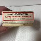 Vintage Micronta Radio Shack 1000 Ohm Multitester 8 Ranges with Test Leads Boxed — photo 9
