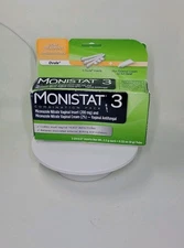 2 Pack Monistat 3 Combination Pack Applicators & Cream Exp 04/2027
