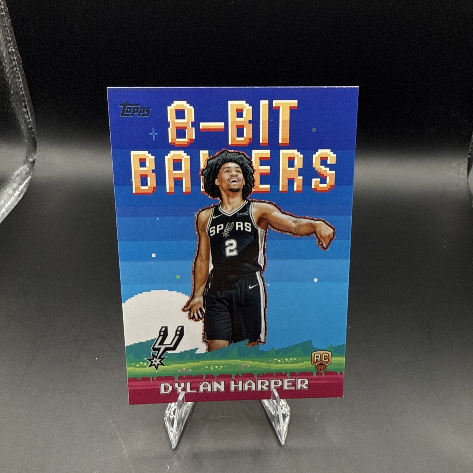 Dylan Harper 2025-26 Topps 8-Bit Ballers #8B-32 San Antonio Spurs