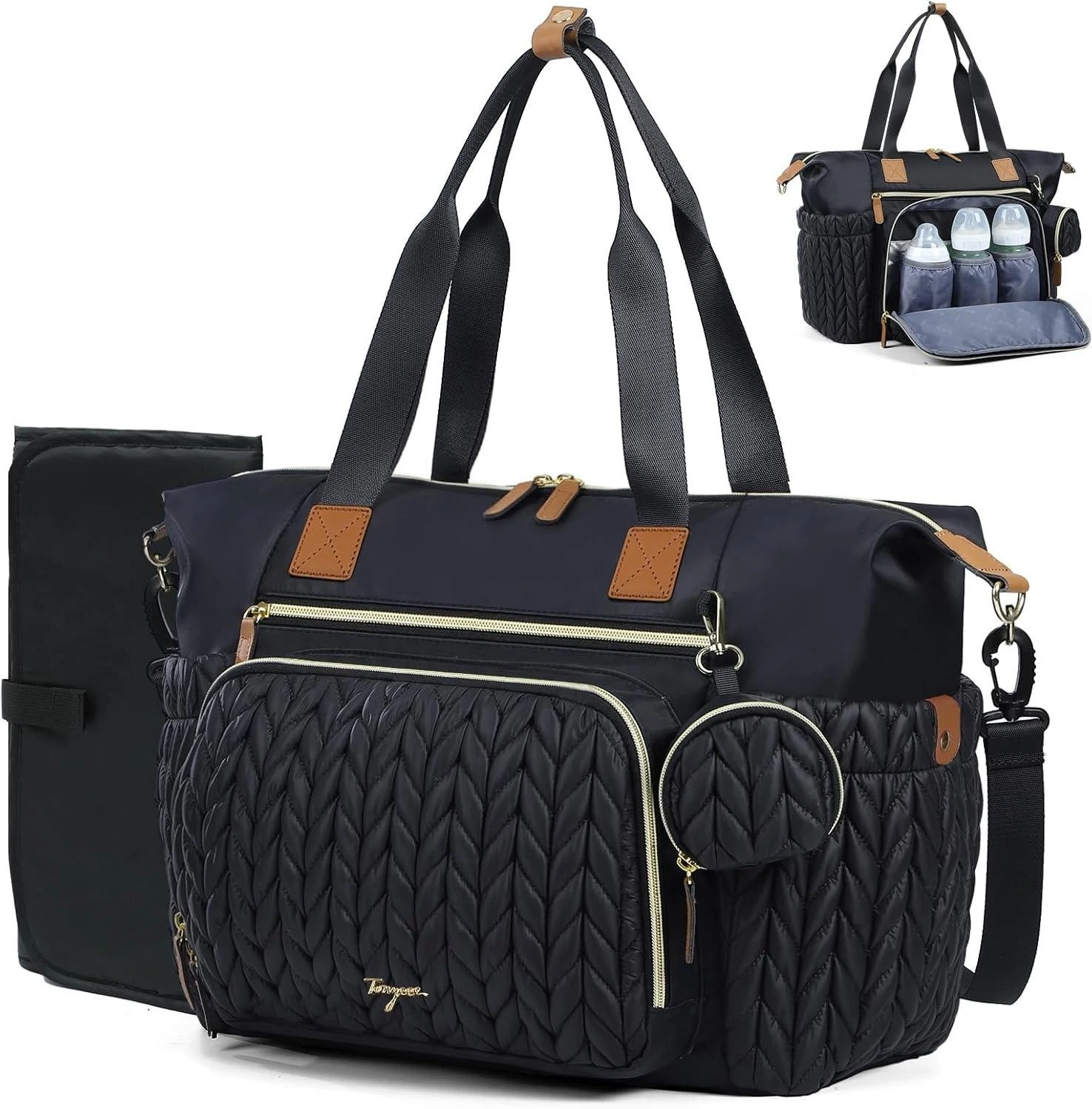 Bag Tote, Large Diaper Bags Waterproof, Hospital Bag for Labor Delivery, Baby