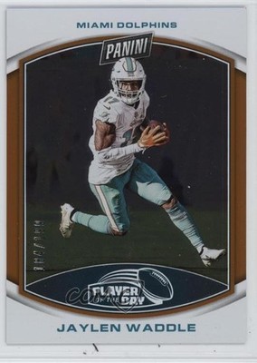 2023 Panini Player of the Day Orange /199 Jaylen Waddle #34 pe8