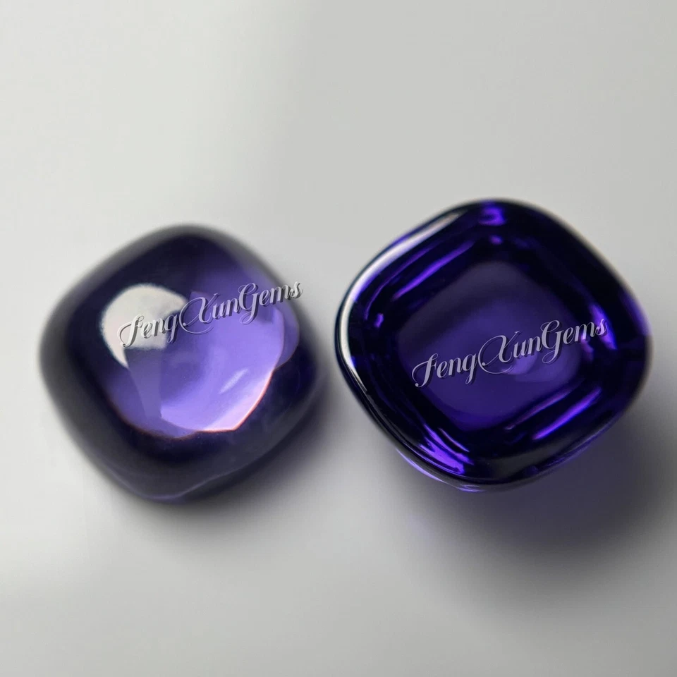 Cushion shape Cabochon Flat Back Zircon Multicolor Loose Diamond cz For Ring DIY - Image 3 of 4