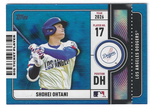 2026 Topps Shohei Ohtani #BTP-3 Big Ticket Player Blue Foil /150 SP E