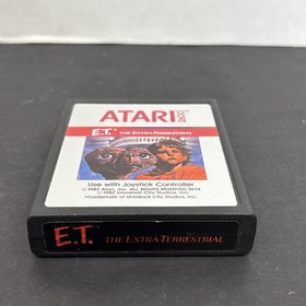 E.T. ET The Extra-Terrestrial (Atari 2600) Cartridge Only Cleaned Tested