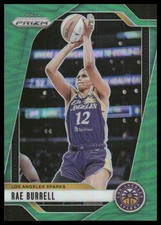 Rae Burrell 2024 Panini Prizm WNBA #62 Green Prizms Los Angeles Sparks