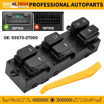 OEM for 2011-2013 KIA OPTIMA DRIVER SIDE MASTER POWER WINDOW SWITCH 93570-2T000