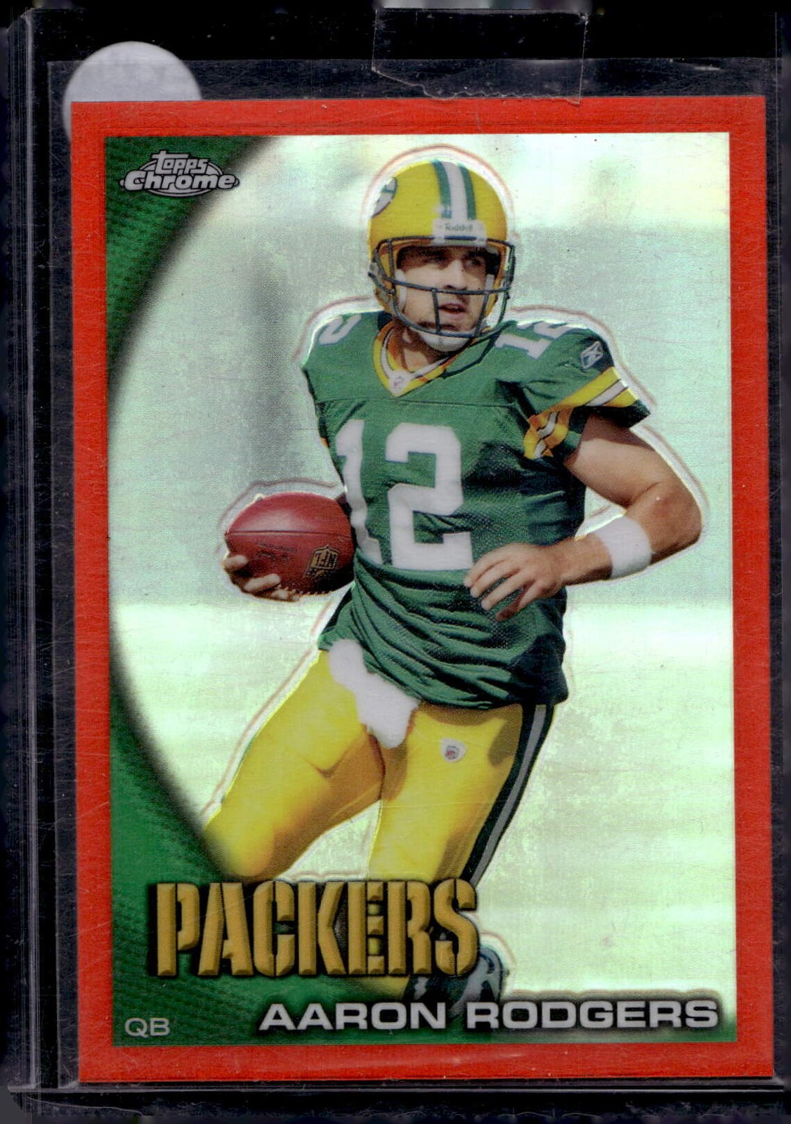 2010 Topps Chrome #C124 Aaron Rodgers Orange Refractors