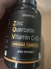 Quercetin 500mg with C D3 Bromelain Immune Support High Potency Quercetin ZQV...