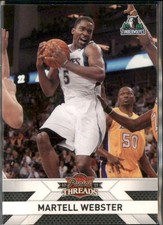 Martell Webster 2010-11 Panini Threads Minnesota Timberwolves #43