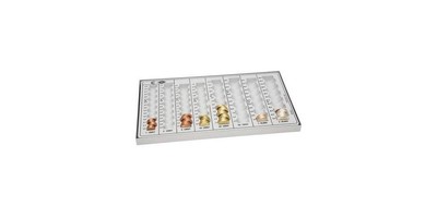 WEDO Geldzählbrett   Kompakt 33,3 x 3,1 x 18,3 cm (B x H x T) EUR 1 Cent 2 Ce...