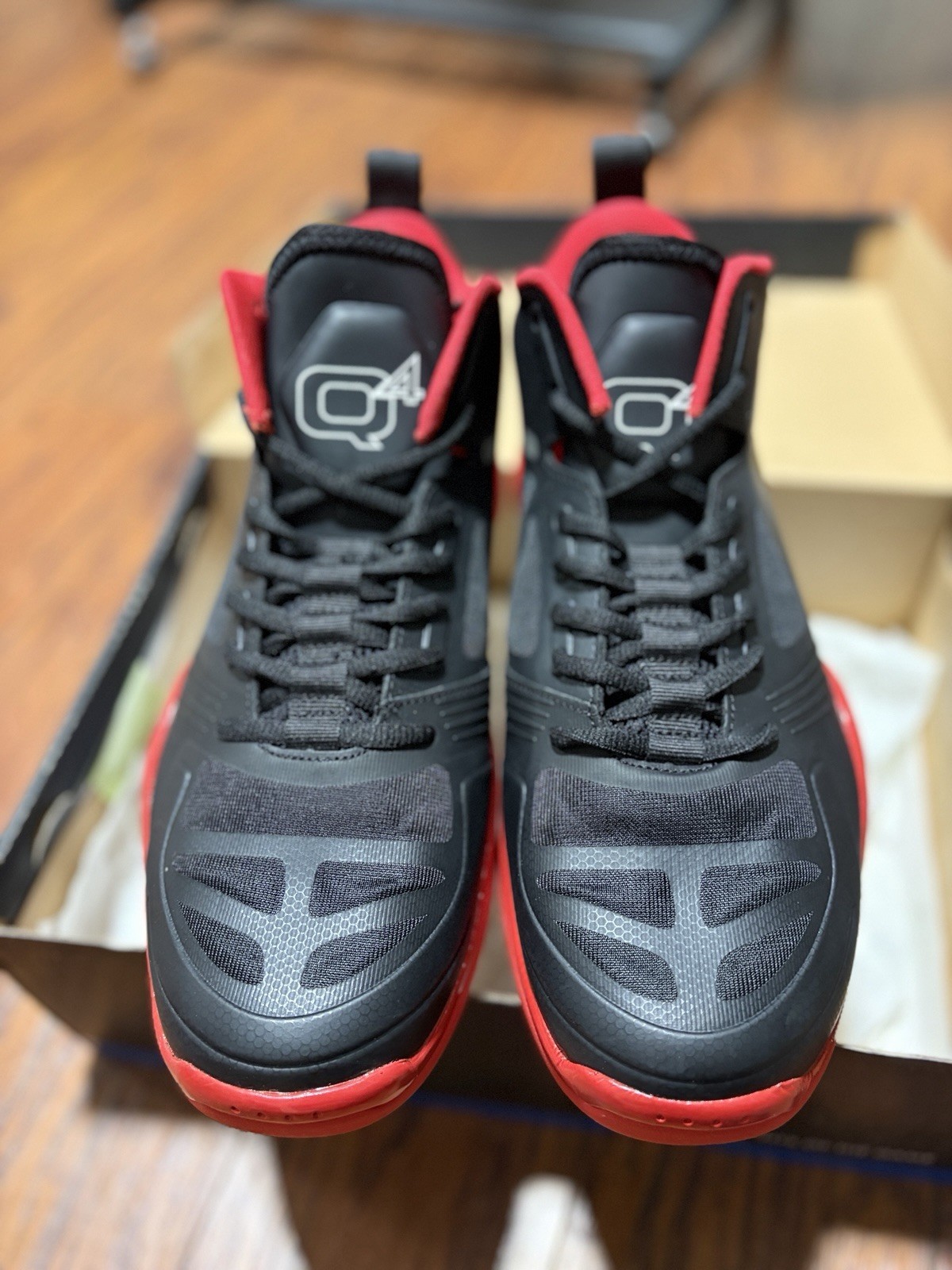 Jet Black/racing Red, Size 10.5