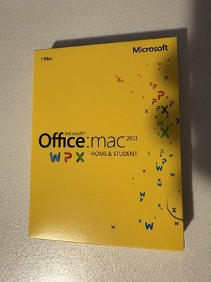 Microsoft Office for Mac Home and Student 2011 (Nur Lizenz) (1) - Vollversion