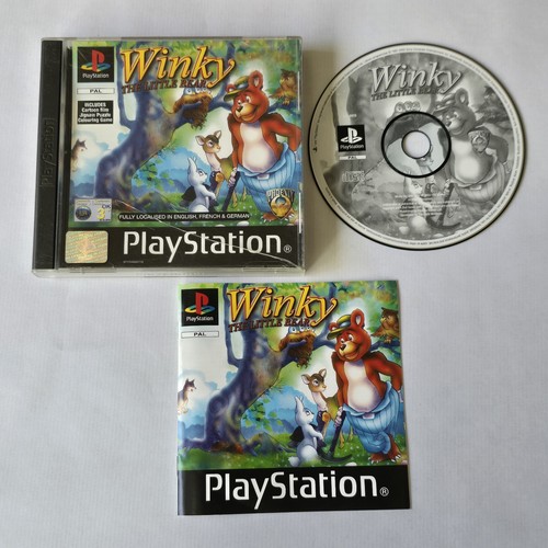 Winky The Little Bear PS1 Playstation 1 Game PAL UK Complete
