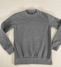 Primark Sweatshirt Pullover Womens XS Gray Knit Long Sleeve Crewneck Cuffed