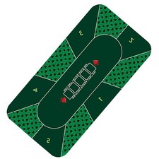 Poker Table Layout Tabletop Rubber Mat Roll-up Craps Gaming Table Top Pad