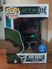 Funko Pop Arrow John Diggle #212 Underground Toys Exclusive-Vaulted w/protector