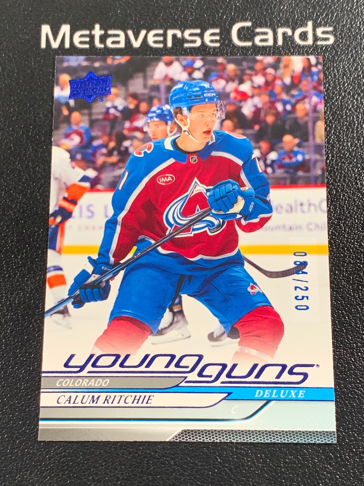 2024-25 Upper Deck Series 2 Hockey Young Guns Deluxe #477 Calum Ritchie 084/250