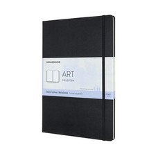 Moleskine Art A4 Watercolour Notebook: Black - 8058647626758