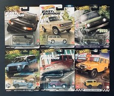 HOT WHEELS PREMIUM LOT OF 6- TOYOTA FJ CRUISER/2024/FJ60/FJ43 LAND CRUISER