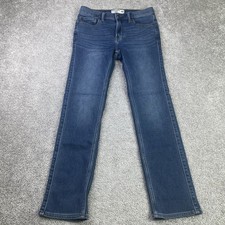 Abercrombie Kids Jeans Girl s 13/14 Blue Straight Medium Wash Stretch