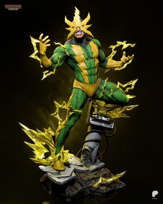 Electro by Tanuki Fan Art 1:12 Statue Resin 3D Printed DIY Model Kit
