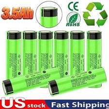 8 Pcs Rechargeable Battery 3.7V 3500mah Capacity High Quality Flat Top Battery
