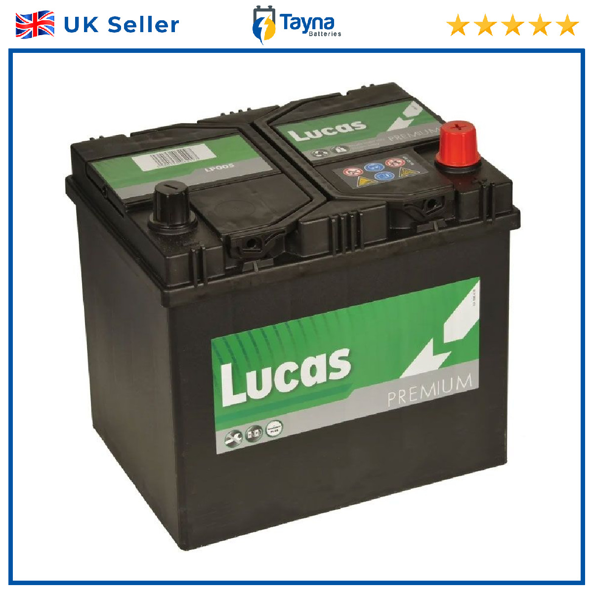 LP005 Lucas Premium Car Battery 12V