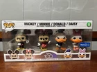 FUNKO POP DISNEY 100 Ltd. WALMART 4 Pack MICKEY MINNIE DONALD DAISY with COVER!