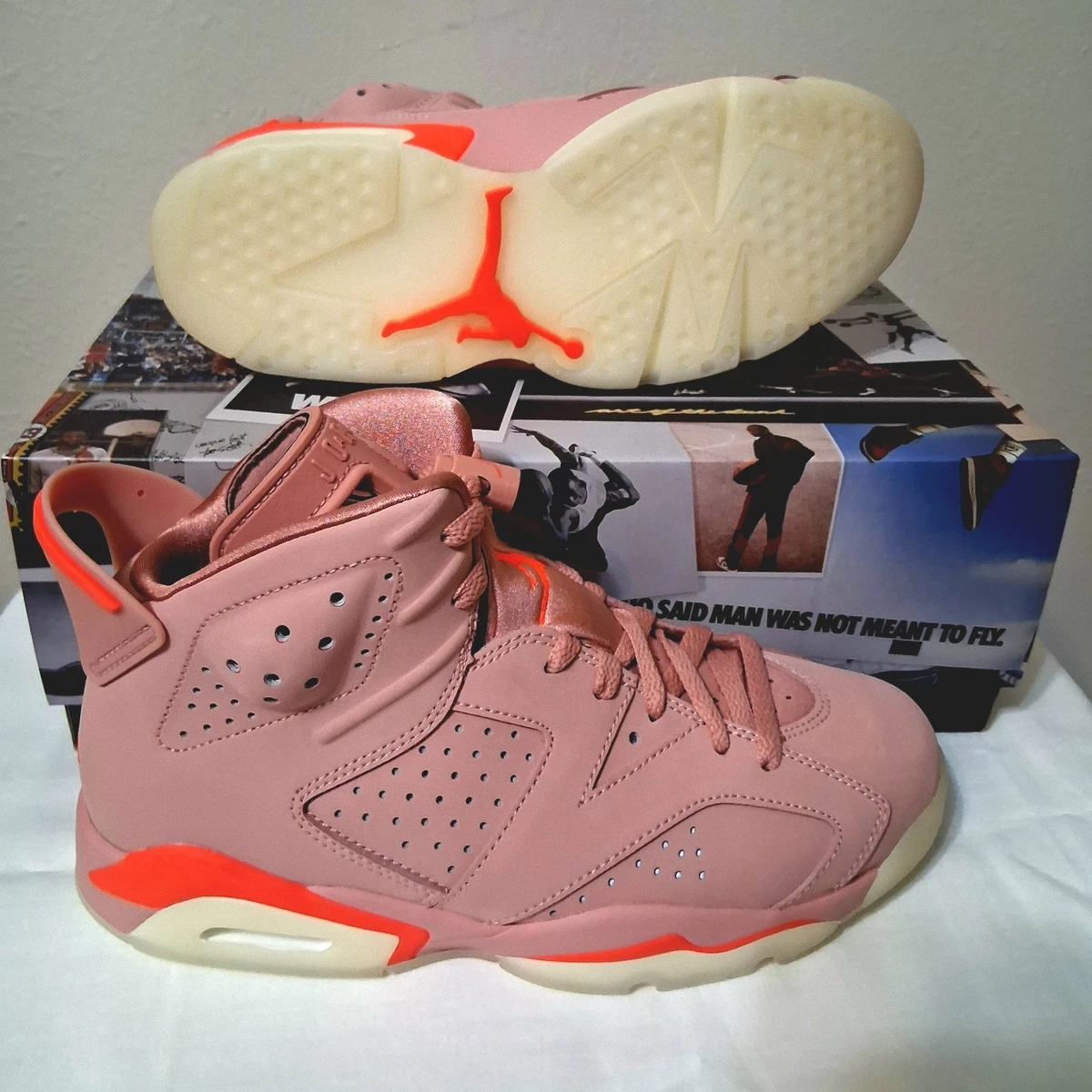 Aleali May x Air Jordan 6 Retro Millennial Pink W for sale | eBay