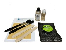 Carbon Fibre Epoxy Resin Repair Kit  75g Mk1   - carbon fibre included.