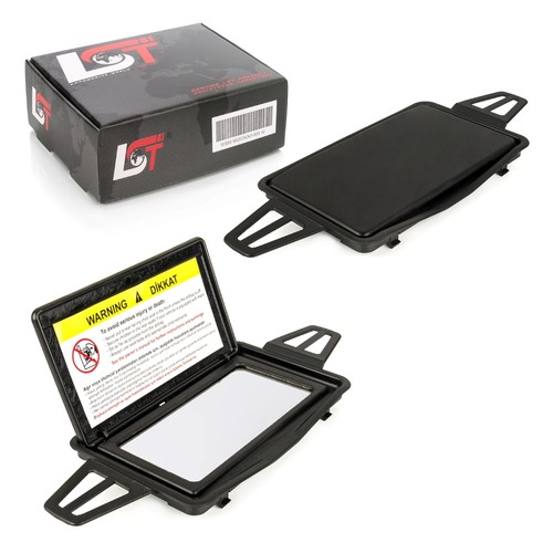 2x Sonnenblenden schwarz Rahmen mit Spiegel für MERCEDES E-KLASSE W211 S211 - 第 1/9 張圖片