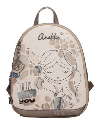 Anekke Muse Olympia Backpack S Rucksack Rucksack Multicolor creme Motiv Neu
