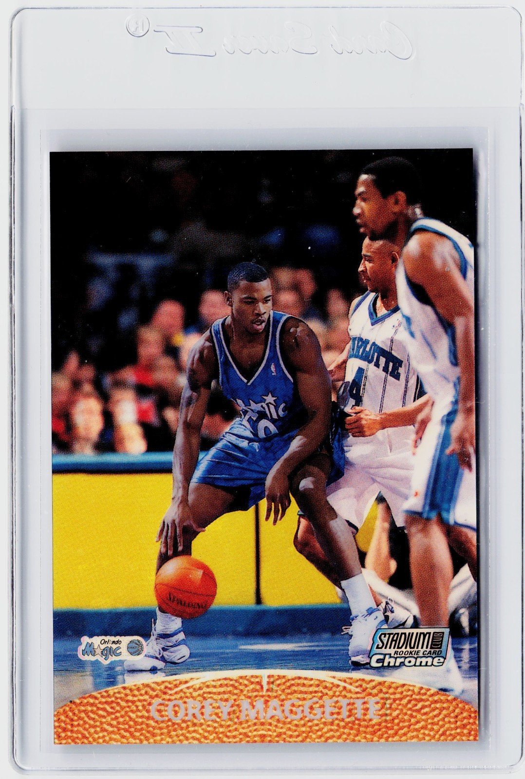 1999-00 STADIUM CLUB CHROME REFRACTOR #144 - COREY MAGGETTE RC
