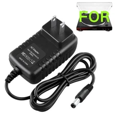 AC 12V Adapter Power Cord for Audio-Technica AT-LP60X-BW AT-LP120XUSB-B