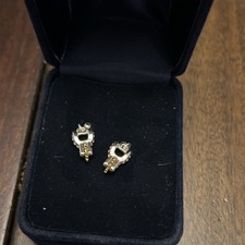 MONTANA SILVERSMITHS srebrno-różowe kolczyki torowe ze strasem 