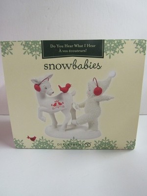 Dept 56 2021 Snowbabies With Headphones Do You Hear What I Hear 6008638 MIP