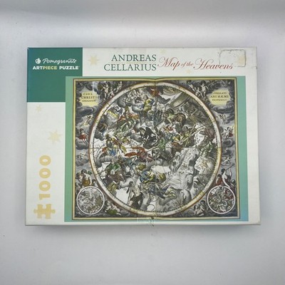 Granatapfel 1000 Teile Puzzle Andreas Cellarius Himmelskarte komplett