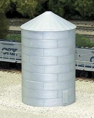 40' Corrugated Grain Bin -- Model Railroad Building -- N Scale -- #704