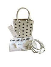 Veronica Beard Small Grommet Leather Shopper Crossbody Bag - NWT& Dust Bag