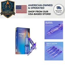 Mast Pro 1003RL Disposable Bugpin Tattoo Cartridges - 20 Pack for Precise Work