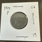 1914 5C Buffalo Nickel P Philadelphia