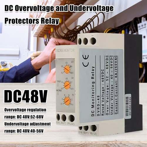 DVRD 12V/V24/36V/48V Low Voltage Surge Protection Relay over/under voltage - Afbeelding 32 van 33