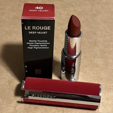 Givenchy Le Rouge 40 Deep Velvet Refillable Matte Lipstick 3g / .12oz NIB