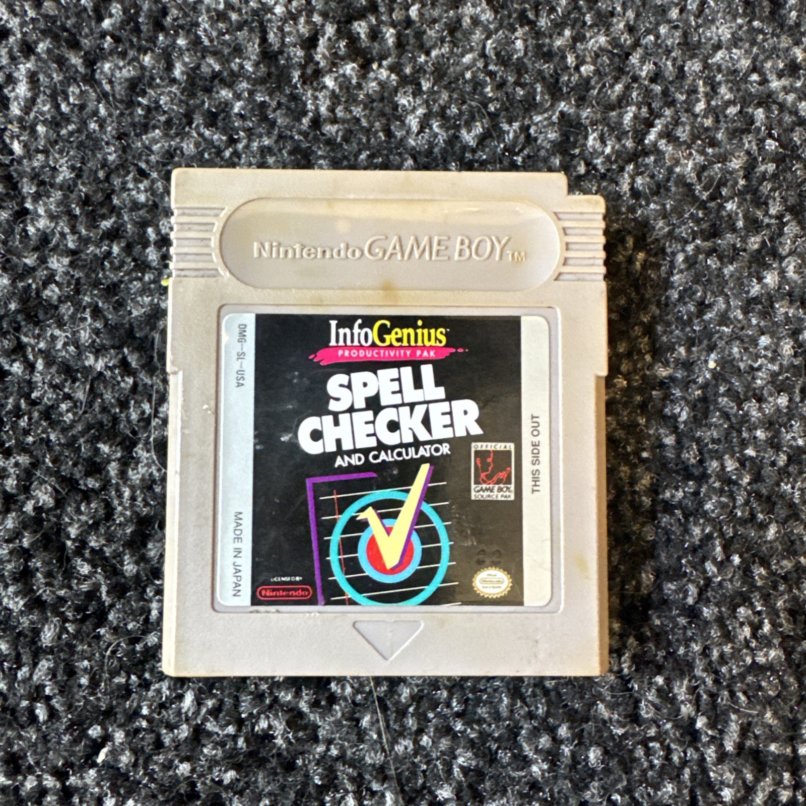 InfoGenius Productivity Pak: Spell Checker and Calculator (Nintendo Game Boy)